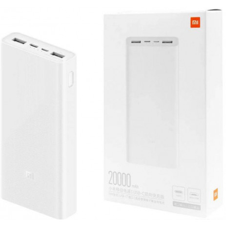 Портативное зарядное устройство Xiaomi Mi Power Bank 3 (22.5W) 20000 mAh