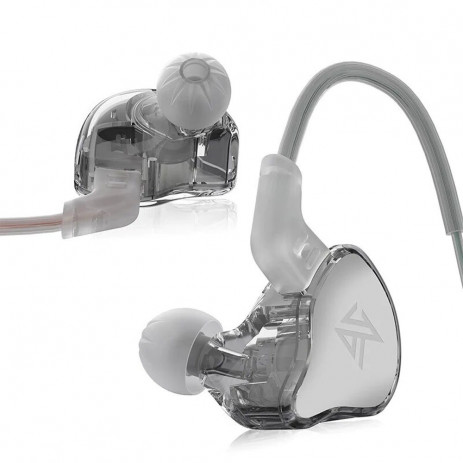 Наушники KZ Acoustics EDCX с микрофоном (серый)