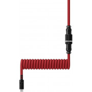 HyperX USB Type-C Coiled Cable (красно-черный)