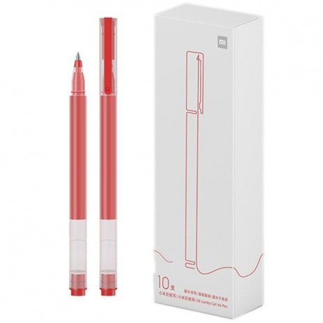 Набор гелевых ручек Xiaomi Mi High-capacity Gel Pen (10 штук) красный