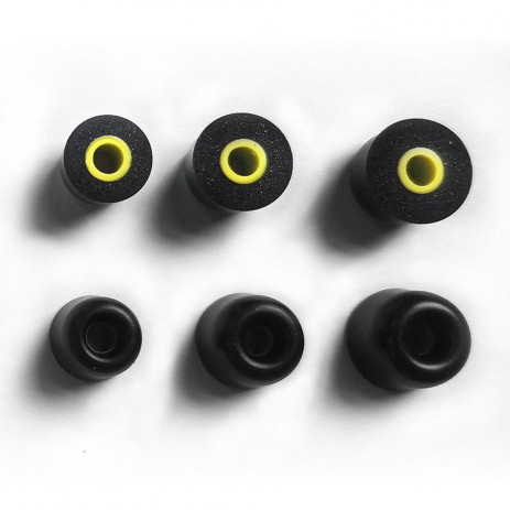 Амбушюры для наушников KZ Acoustics Memory Foam Eartips black (3 пары)