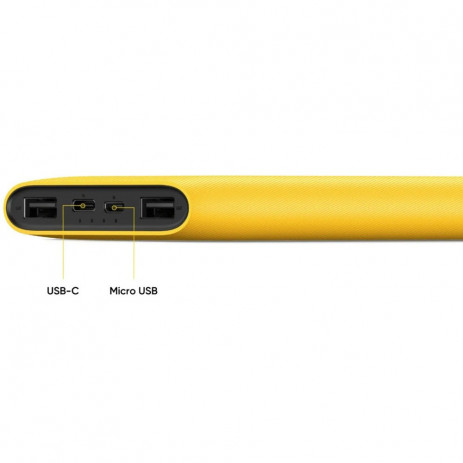 Портативное зарядное устройство Realme Powerbank 3i Quick Charge 12W (жёлтый)