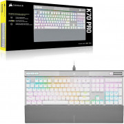Клавиатура Corsair K70 RGB Pro PBT (Cherry MX Spped) серебристый