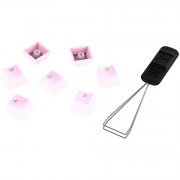 Кейкапы HyperX PBT Keycaps double shot (розовый)