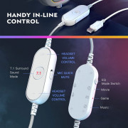 Наушники FIFINE H6W (белый-серый)