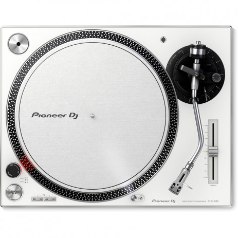 Виниловый проигрыватель Pioneer PLX-500 (белый)