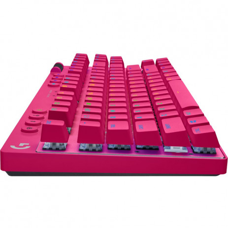 Клавиатура Logitech G PRO X TKL GX Brown Taktile (пурпурный)