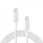 Кабель Anker USB-C to USB-C Cable Nylon 240W (A81C5) белый