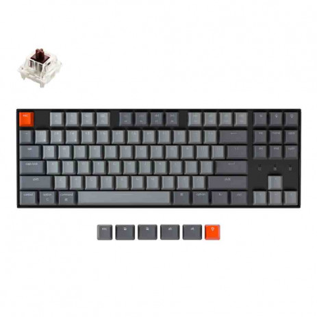 Клавиатура Keychron K8 LED TKL (Brown Switch)