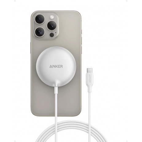 Anker MagGo Wireless Charger (Pad) белый