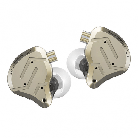 Наушники KZ Acoustics ZSN Pro 2 с микрофоном (золотой)