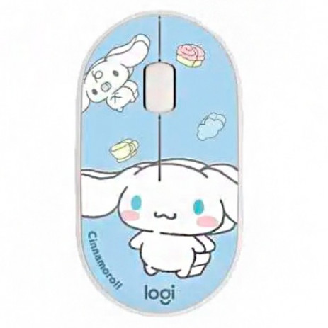 Мышь Logitech Pebble M350 Cinnamoroll (голубой)