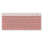 Xiaomi portable dual mode wireless keyboard (розовый)