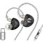 TRN MT4 Pro с микрофоном t-c (черный)