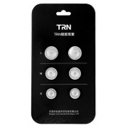 TRN Silicon Eartips (3 пары) (белый)