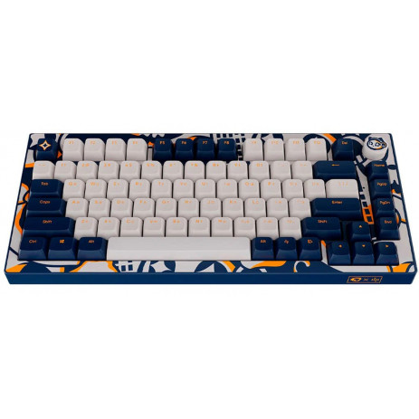 Клавиатура Dark Project x Akko 5075 Fairy silen white