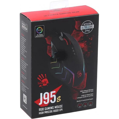 Игровая мышка Игровая мышка A4Tech Bloody J95S Stone Black