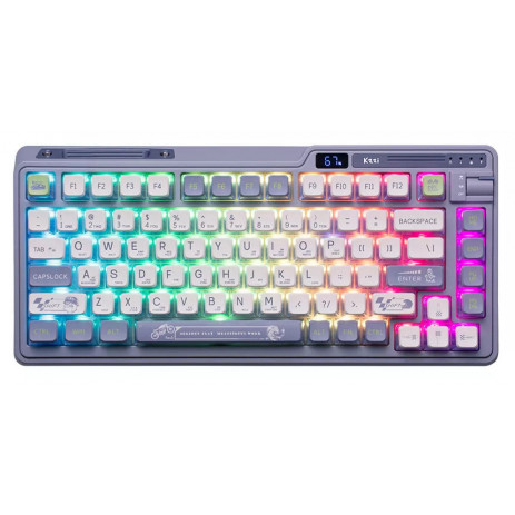 Игровая клавиатура KZZI K75 Pro Knight Gray Eternity Tactile Switch