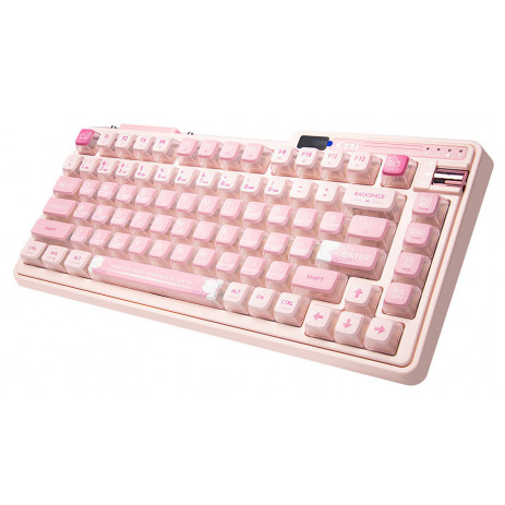 Игровая клавиатура KZZI K75 Pro Sakura Pink Moment Linear Switch