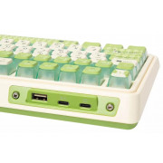 Игровая клавиатура KZZI K75 Pro Lemon Green Eternity Tactile Switch