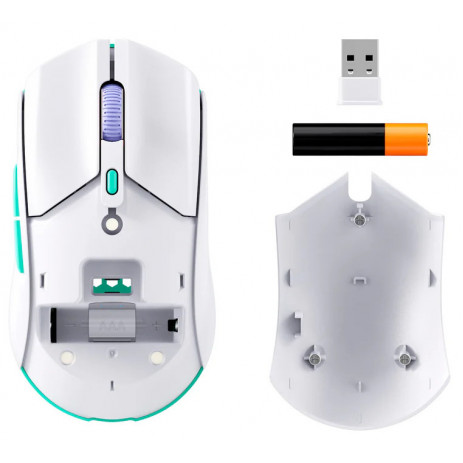 Мышь HyperX Pulsefire Haste 2 Core Wireless (белый)