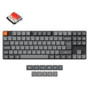 Keychron K1 Max White LED Gateron Red Switch