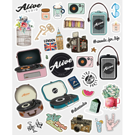 Плеер + наушники Alive Audio VINTAGE Gentleman