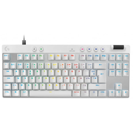 Клавиатура Logitech PRO X TKL RAPID (белый)