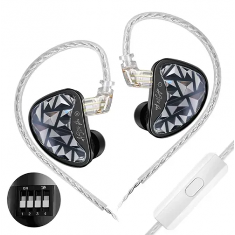 Наушники KZ AS24 PRO tunable с микрофоном