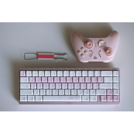 Клавиатура Varmilo muse65 Gateron Magnet Jade switch RGB Sakura