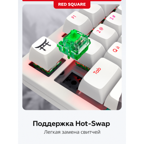 Клавиатура Red Square Alumix TKL Satory [g3ms Jade](RSQ-20055)