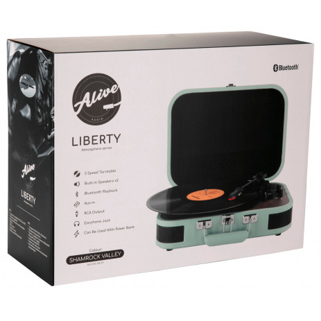Виниловый проигрыватель Alive Audio LIBERTY Shamrock Valley BT