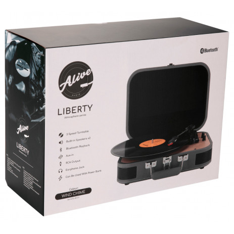Виниловый проигрыватель Alive Audio LIBERTY Wind Chime BT