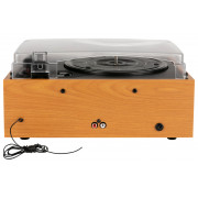 Виниловый проигрыватель Alive Audio QUATTRO LP Light Wood с FM-радио