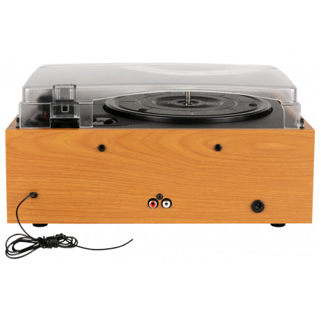 Виниловый проигрыватель Alive Audio QUATTRO LP Light Wood с FM-радио