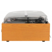 Виниловый проигрыватель Alive Audio QUATTRO LP Light Wood с FM-радио