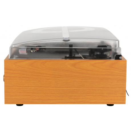 Виниловый проигрыватель Alive Audio QUATTRO LP Light Wood с FM-радио