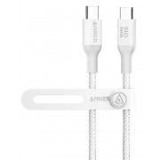 Кабель Anker 544 USB-C to USB-C 240W 1.8m A80F6 (белый)