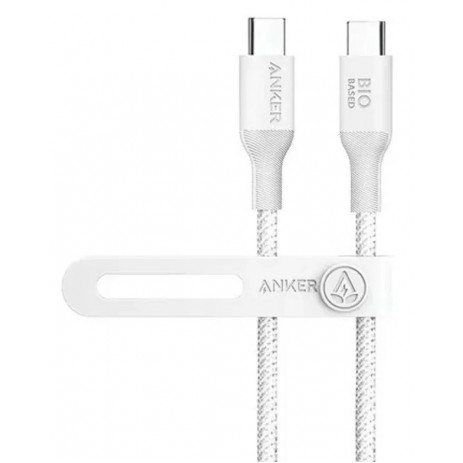 Кабель Anker 544 USB-C to USB-C 240W 1.8m A80F6 (белый)