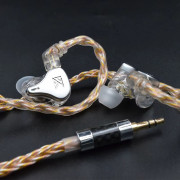 Кабель KZ Transparent Blue gold 498 Core Upgrade Cable C