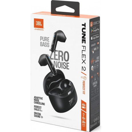 Беспроводные наушники JBL TUNE FLEX 2 (черный)