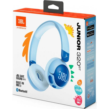Наушники JBL JR320BT (синий)