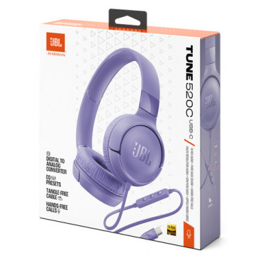 Наушники JBL T520C purple