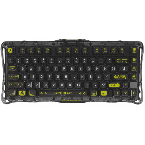 Игровая клавиатура Gravastar Mercury K1 Lite Transparent Black