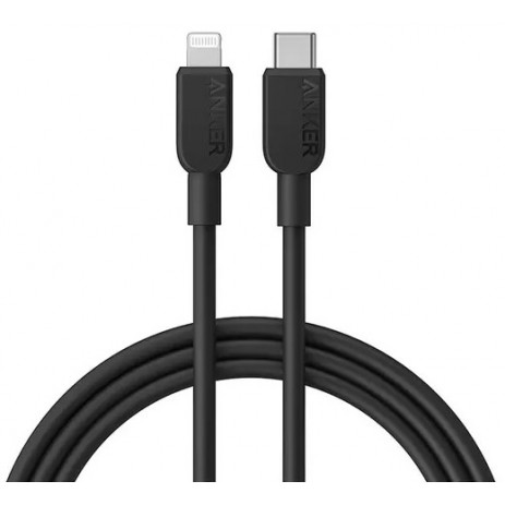 Кабель Anker 310 USB-C to Lightning (6 ft, 2-Pack) A81A6 (черный)