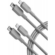 Anker 310 USB-C to Lightning (6 ft, 2-Pack) A81A6 (белый)