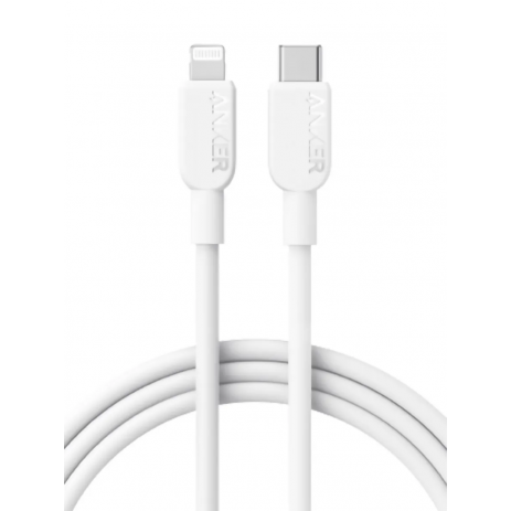 Кабель Anker 310 USB-C to Lightning A81A1 (белый)