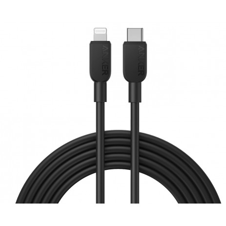 Кабель Anker 310 USB-C to Lightning A81A5 (черный)