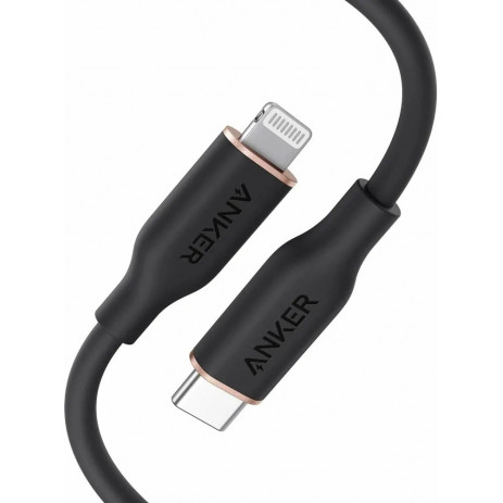 Кабель Anker 641 USB-C to Lightning A8662 (серый)