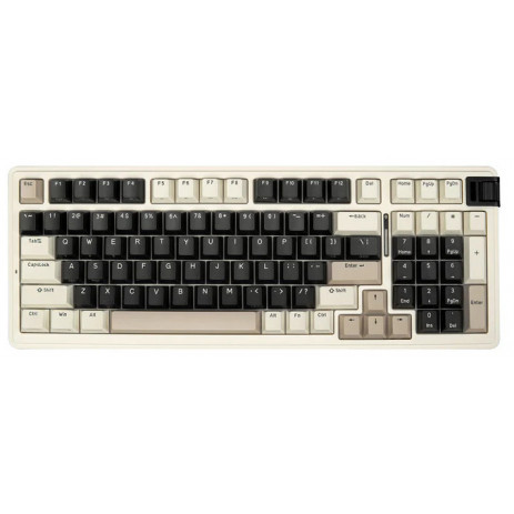 Игровая клавиатура KZZI K98 Rainbow Switch Meteorite Grey